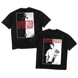 Eddie Guerrero Addicted To The Heat Cotton Shirt , Full Colors, Full Sizes, For Men, For Women