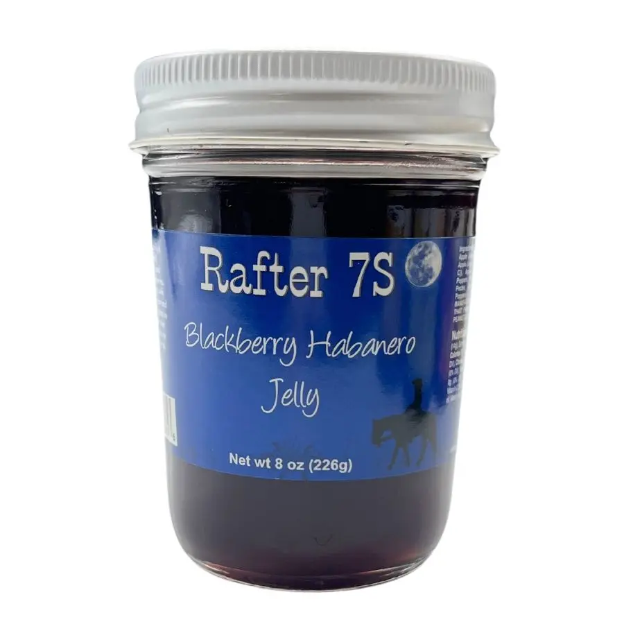 Blackberry Habanero Jelly | 8 oz | Rafter 7S