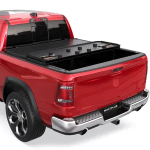 (Father's Day Gift)MOSTPLUS For Nissan Frontier 2005-2025 Tri-Fold/Quad-Fold 5FT/6FT Aluminum/Firberglass Hard Tonneau Cover Truck Bed Cover