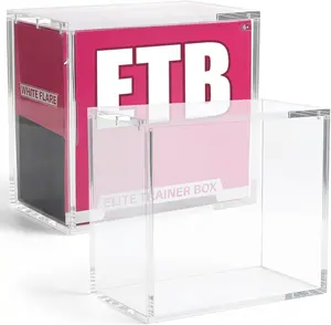 The Viral ETB Display Case That Satisfies Every Collector – 5mm Crystal Clear Acrylic Protector with Magnetic Lid, UV Resistant Dustproof Stackable Showcase for Elite Trainer Boxes, Watch Your Collection Transform Into a Museum Wall