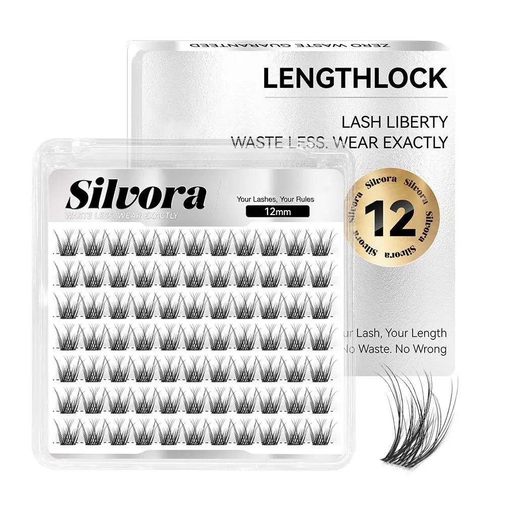 Silvora One-Length 12mm [lash clusters only]