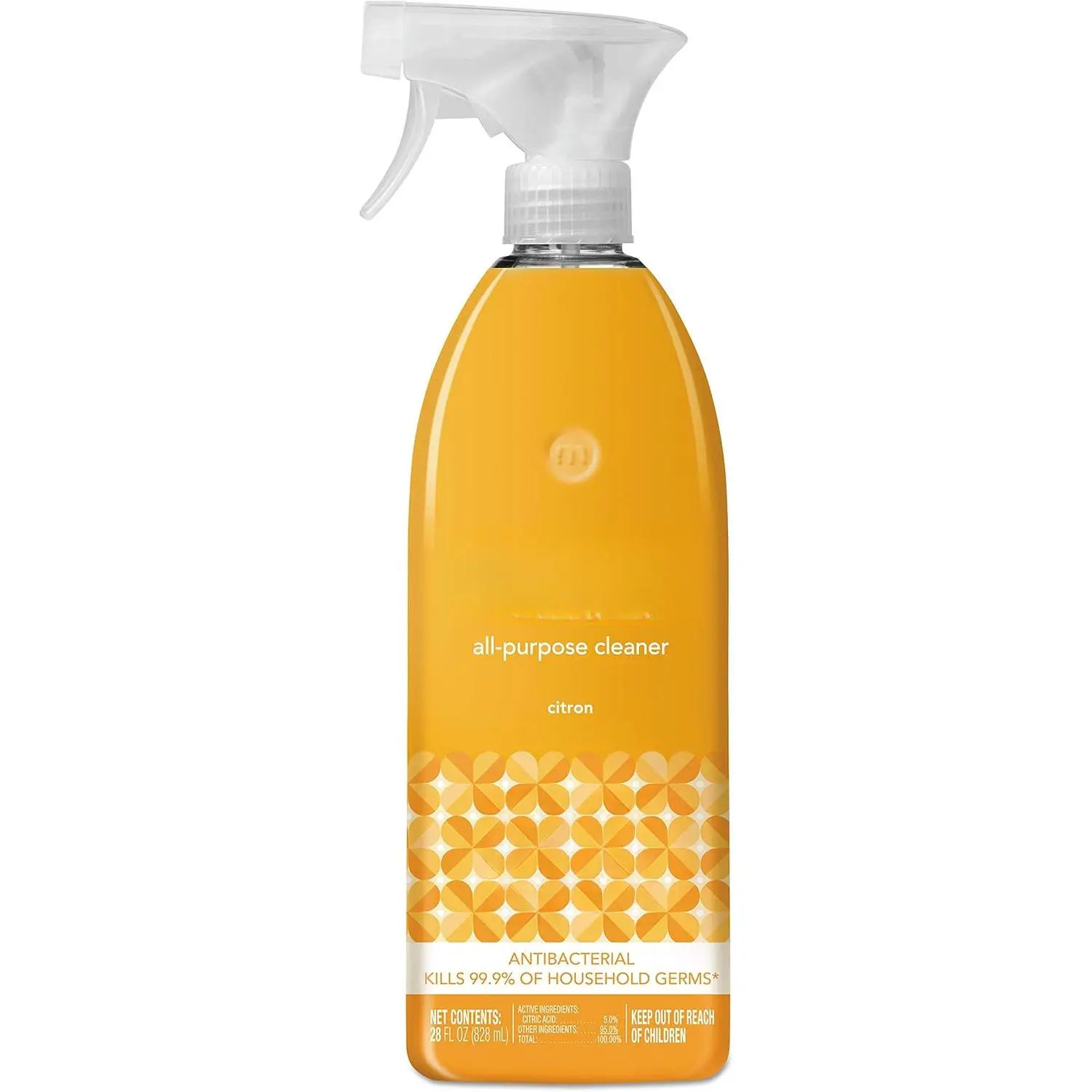 Antibacterial All-Purpose Cleaner Spray, Citron, Kills 99.9% of Household Germs, 28 Fl Oz