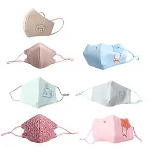 7Pcs Multi-Style Cotton Face Mask for Adults & Teens, Washable Reusable Cloth Face Cover with Adjustable Ear Loops