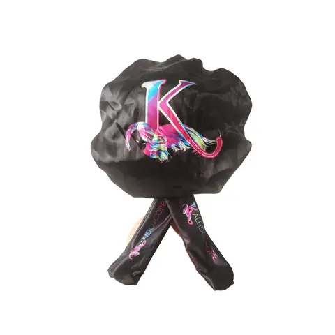 Black Onyx Satin Bonnet - Small