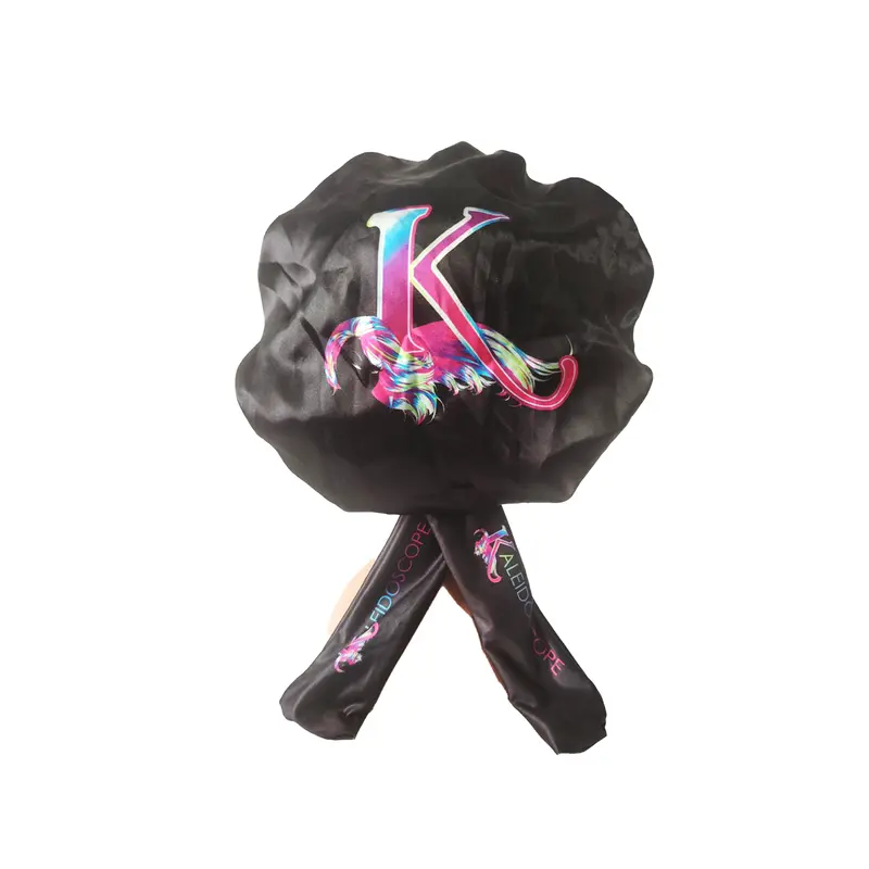 Black Onyx Satin Bonnet - Small