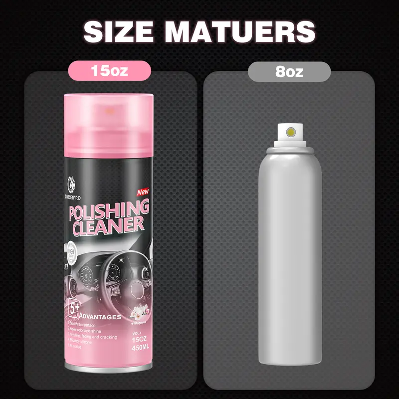 DONKEYPRO Car stuff Waterless Spray WaxInterior Care Cleaner 15OZ  Detailer for Car Interiors&Exteriors with Hygienic Protection Car cleaning spray car cleaning kit 8