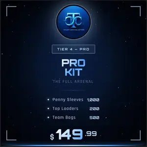 TCC Pro Kit — 1,000 Penny Sleeves, 200 Top Loaders, 500 Team Bags