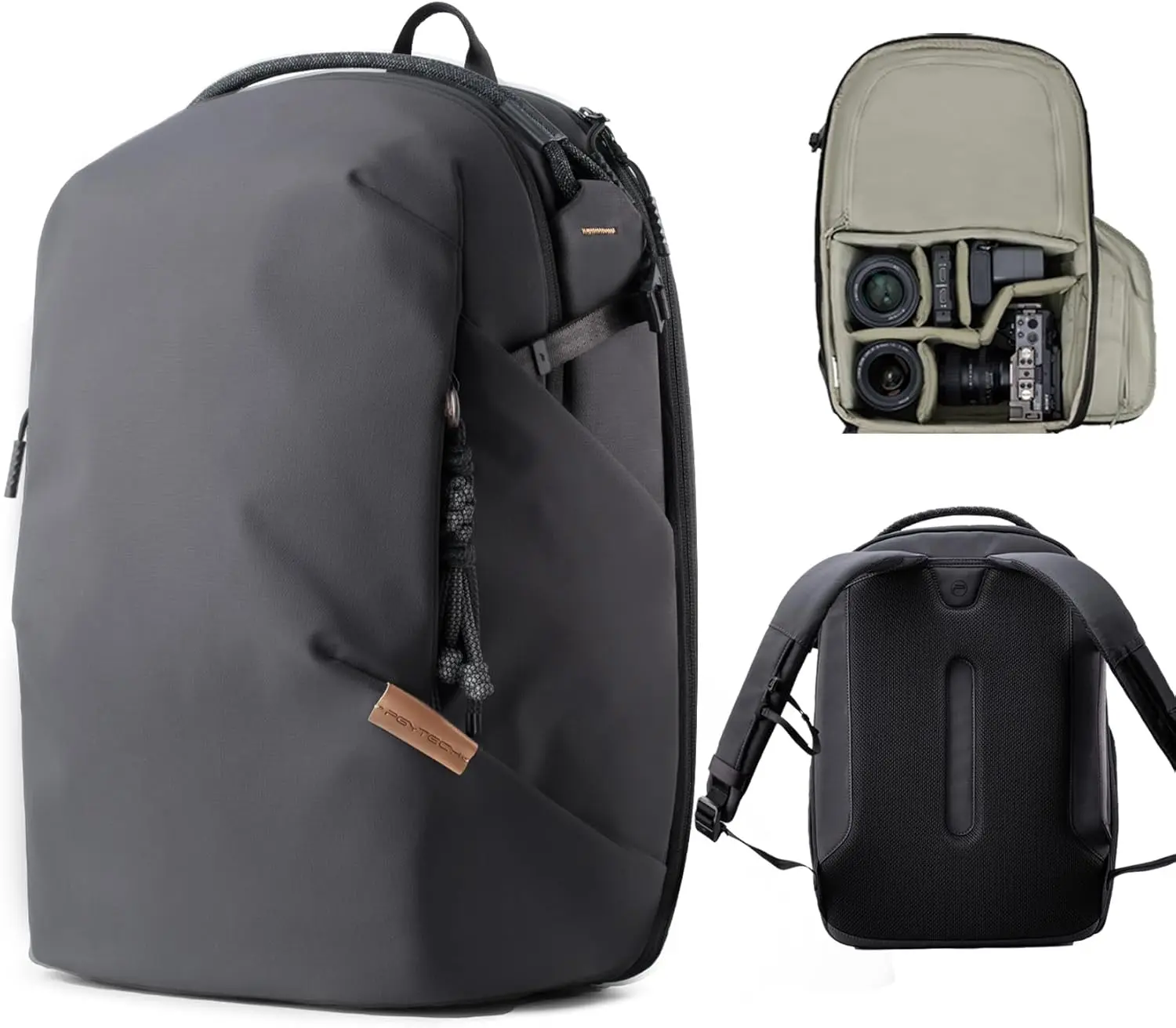PGYTECH OneGo Lite 16L Camera Backpack Water-Resistant DSLR/Mirrorless Bag for Sony/Canon/Fujifilm, Drone Backpack, Tripod Mount Travel & Weekend Photography Pack for 14" Laptop
