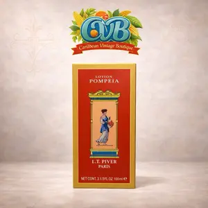 L.T. Piver Pompeia Lotion - Classic French Fragrance Lotion 100 ml Authentic Vintage Perfume Scent Light & Refreshing for Everyday Wear