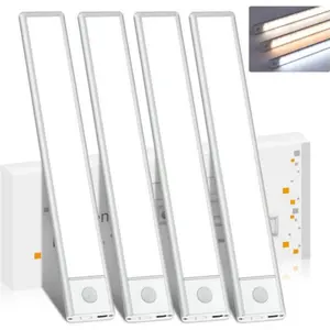 LED Motion Sensor Cabinet Light for Fall, Under Cabinet Closet Light, Waterproof LED Strip Light for Kitchen, Bathroom, Closet, Hallway, Stairway & Garage, Wall Mounted LED Lights for Home, Bedroom, Autumn Essentials Modern Mood Lighting,Gift for Mom