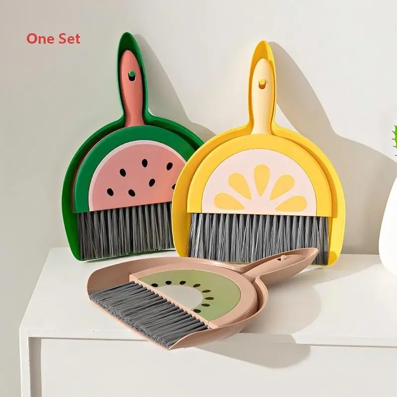 Mini Broom and Dustpan Set, 1 Set Portable Mini Cleaning Brush & Dustpan Set, Household Cleaning Tool for Table, Sofa, Furniture, Home Supplies, House Cleaning Tools