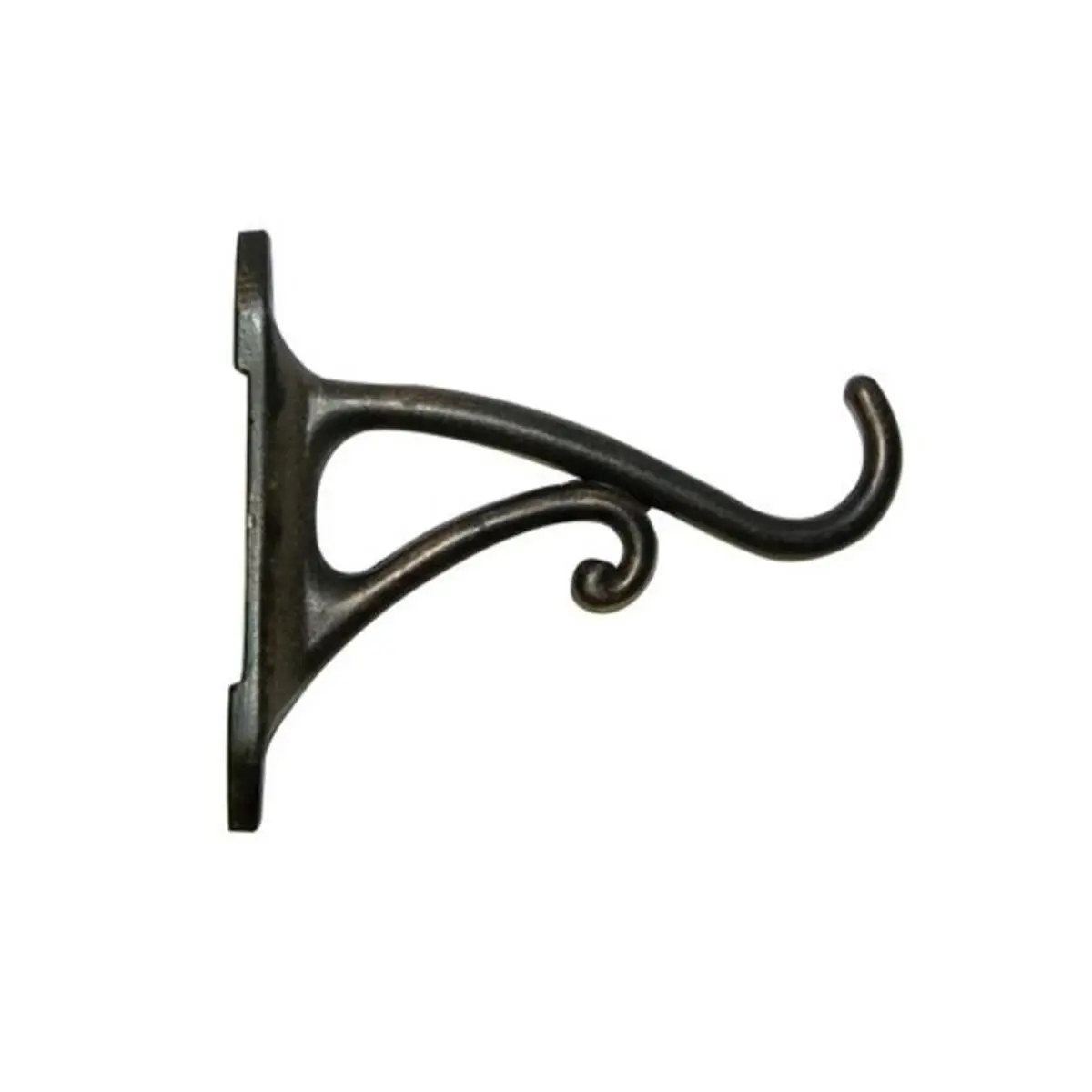 4 in. Aluminum Hanging Plant Bracket, Brushed Bronze