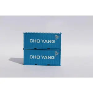 Jacksonville Terminal Company 205430 CHO YANG 20' Std. height containers with Magnetic system, Corrugated-side. JTC-205430, N Scale