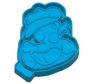 Cowboy Ducky Freshie Mold & 3D Printed Mold Housing Option