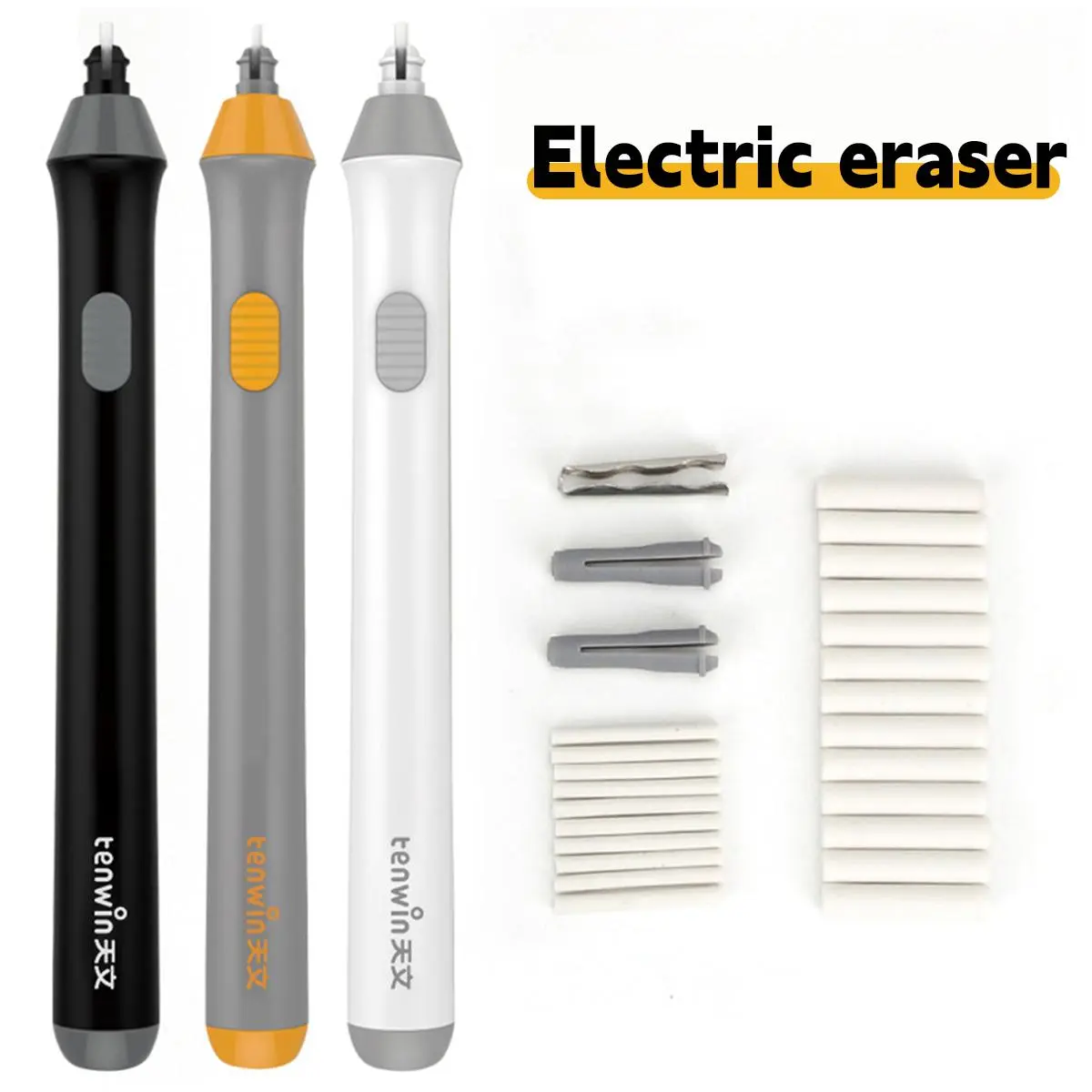 Electric Eraser, 1 Set Student Eraser with Replacement Refills ...