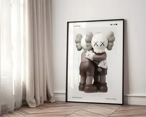 Hypebeast Decor, Iconic Collectible Figurine Painting, Trendy Wall Art, Perfect Gift for Collectors Decoration Glossy Poster Ornaments