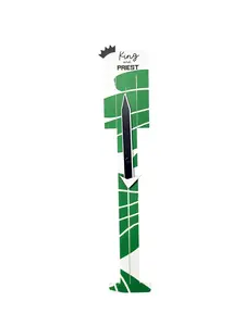 Bloom in Green Crown in black or gold Bookmark