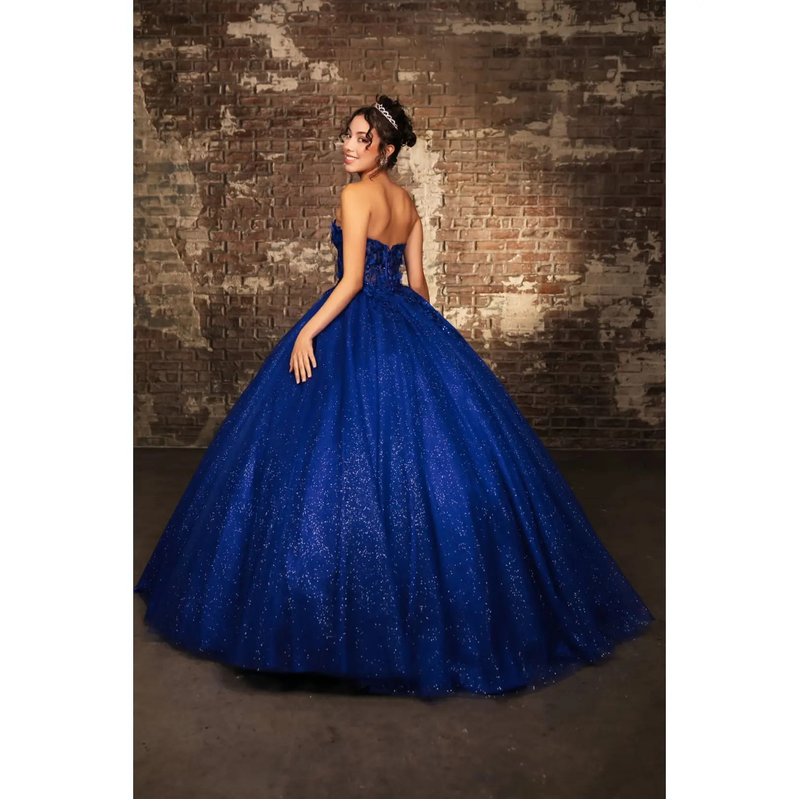 Sweet 16 Birthday Party Dress in Royal by LK243 Ball Gown