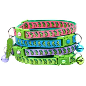 Pickles Breakaway Safety Cat Collar by Pugs2Persians with Matching ID Tag
