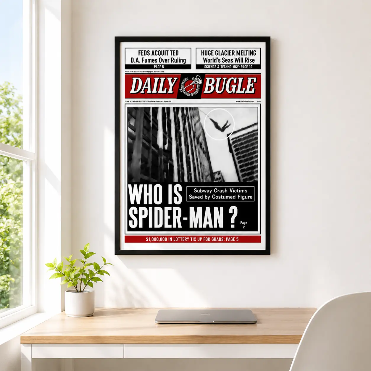 Spider-Man Vintage Poster, Spider-Man Newspaper Poster, Movie Poster, Spider-Man Wall Art Spider-Man Vintage Poster, Spider-Man Newspaper Poster, Movie Poster, Spider-Man Wall Art