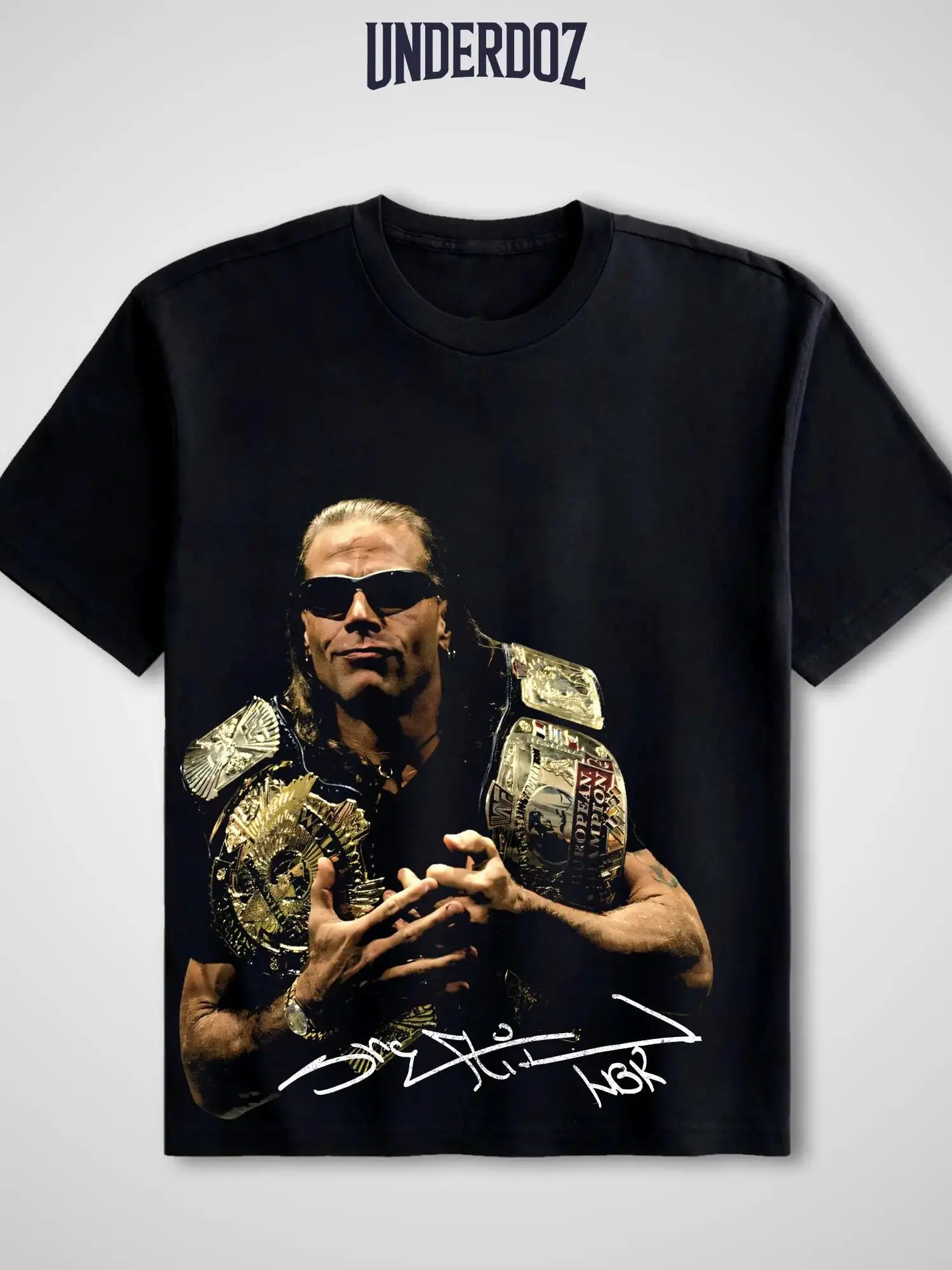 Men's Wrestling Legend Graphic T-Shirt, Classic Casual Crew Neck Top in Soft Ultra Cotton, Machine Washable, Streetwear, Legend Theme, Short