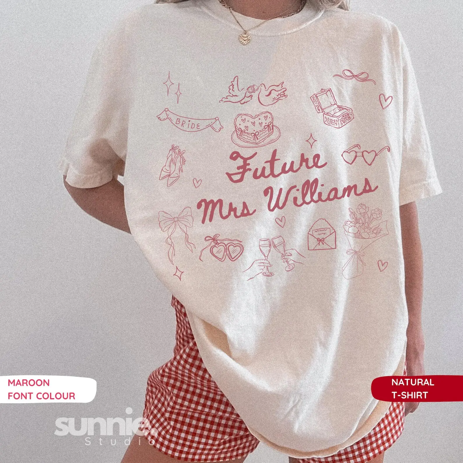 Future Mrs Custom Shirt Bride/Bridesmaid T-Shirt, Newly Engaged, Hen Do Tee Bridal Party Engagement, Personalised Bachelorette Sweatshirt