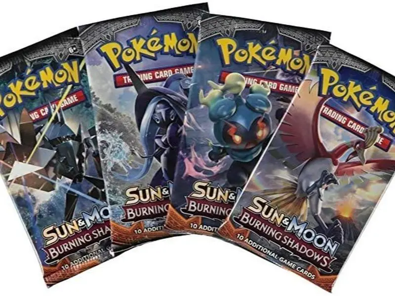 Sun & Moon Burning Shadows Booster Pack RIPPED LIVE
