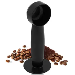 2-In-1 Espresso Coffee Bean Spoon, Multifunctional Plastic Coffee Measuring & Tamping Spoon, Reusable Standing Coffee Scoop, Coffee Making Tool