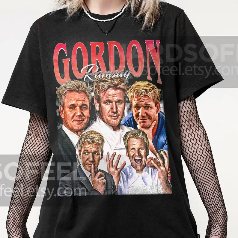 Limited Gordon Ramsay Vintage T-Shirt, Gift For Women and Man Unisex T-Shirt
