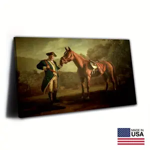 Napoleon Tony Soprano and Pie-O-My Horse Poster Canvas Pictures Print Wall Art Modern Family Picture Canvas Paninting for Living Room Bedroom Decor, Canvas frame Ornaments Decoration