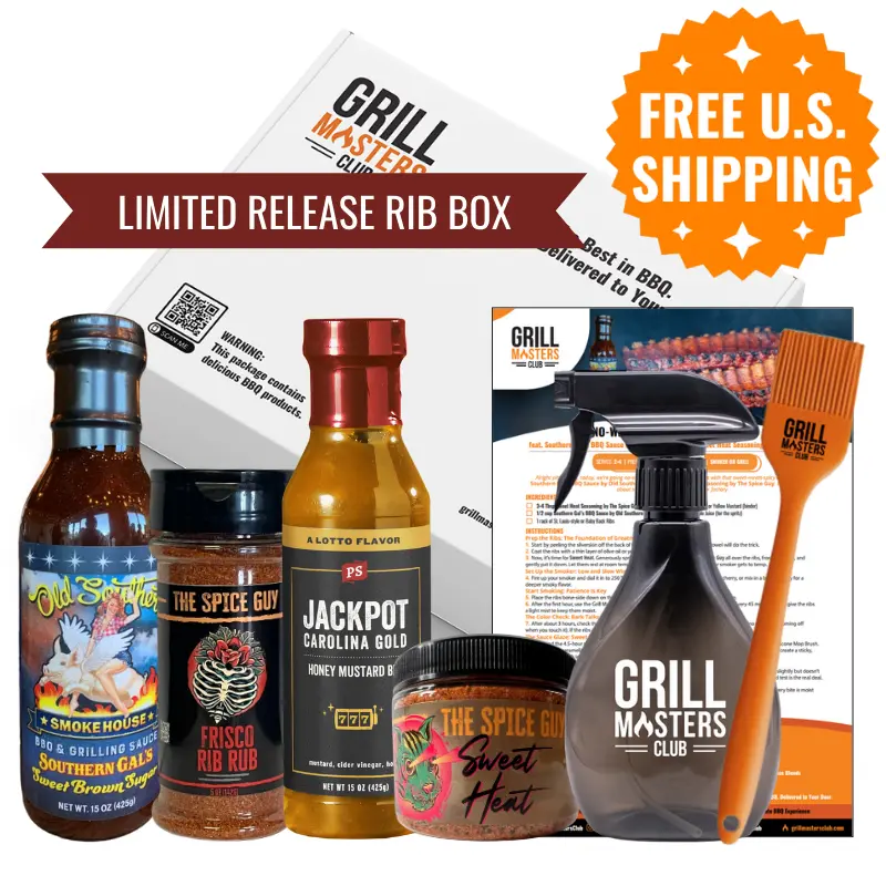 Big Rib Energy Box  | The Ultimate BBQ Rib Kit with 2 Sauces, 2 Rubs, 2 Accessories + Recipes