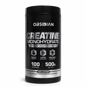 Obsidian Micronized Creatine Monohydrate – 500g (100 Servings)