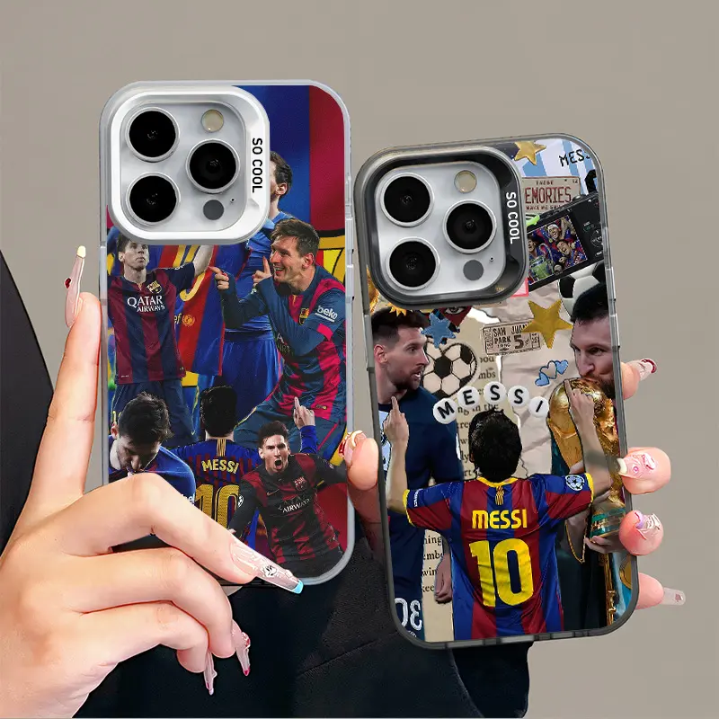 IPhone 16 17 Promax Messi Phone Case Anti Drop Protective Case Suitable For iphone 15 14 13 SAMSUNG S25 24 23 22 ULTRA Acrylic Phone Case