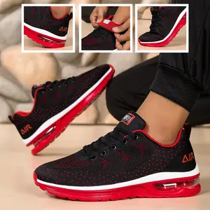 Men‘s Running Sneakers Non-Slip Mesh Cushion for Tennis Gym Sports in DeepBlue