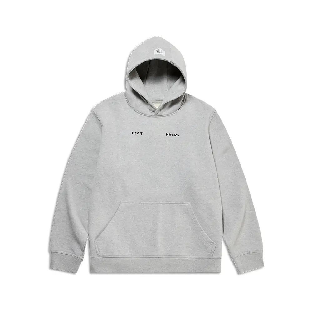 POP MART Hirono × CLOT-Ning Ning Hoodie Heather Grey - TikTok Shop