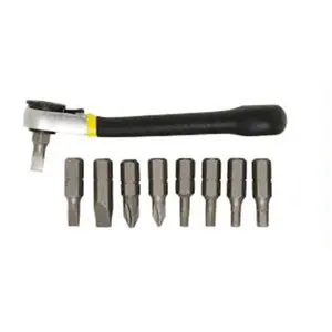 Generaltool 80075 9-Piece Ratchet Offset Screwdriver Set
