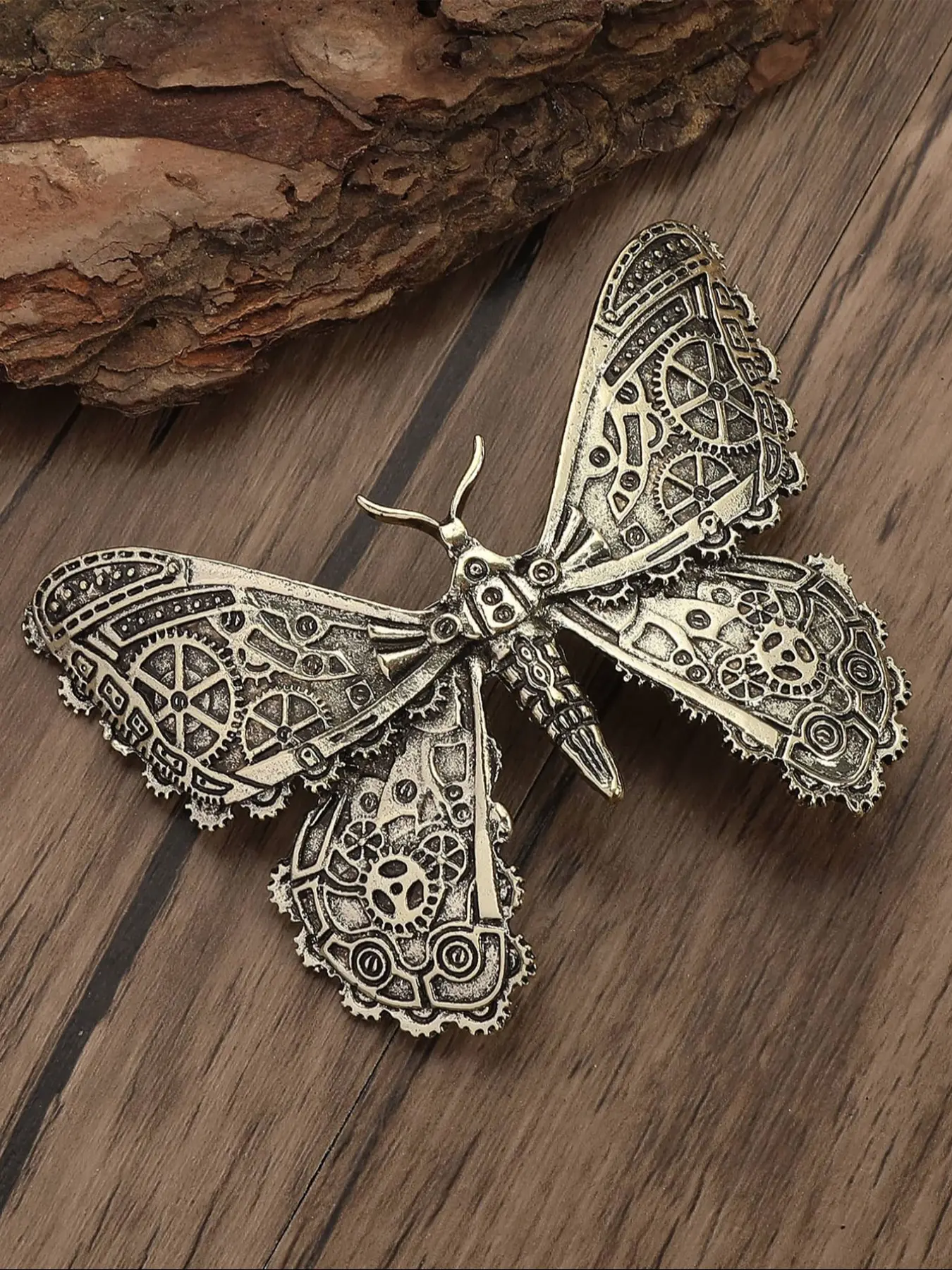 Vintage Gothic Mechanical Butterfly Hair Clip, Trendy Fashion Accessory, Fashion Hair Accessories, Viking Style, Party Jewelry, Valentine's Day Gift