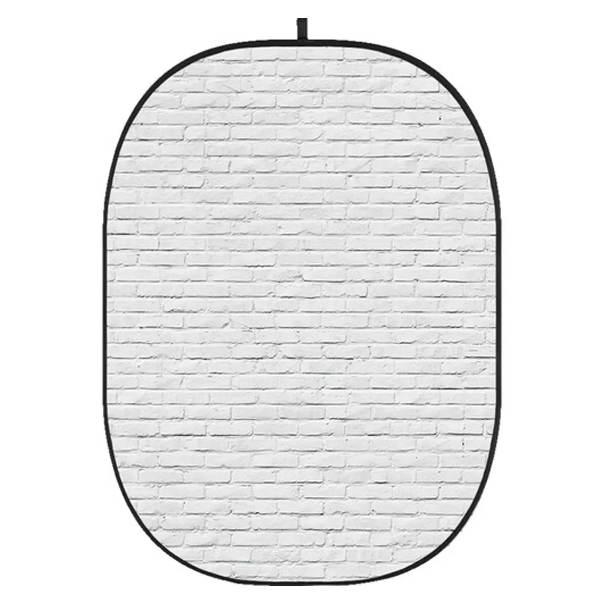 Glow CBA-WB0002 Durable Portable 5x6.5' Fabric Collapsible Backdrop, Brick Wall for Cameras & Photography, Accessories