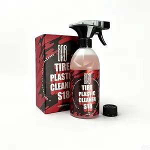Surainbow SRB S18 Tire Plastic Cleaner - Deep Cleaning Solution for Rubber, Tires & Trim, Removes Oxidation & Wax Residue