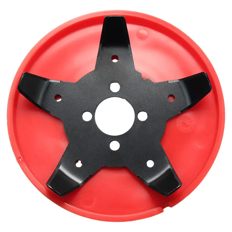 Grass trimmer blade; dual land/water use; grass head; weed removal disc; for water fields and orchards; trimmer head accessory; outdoor irrigation trimmer