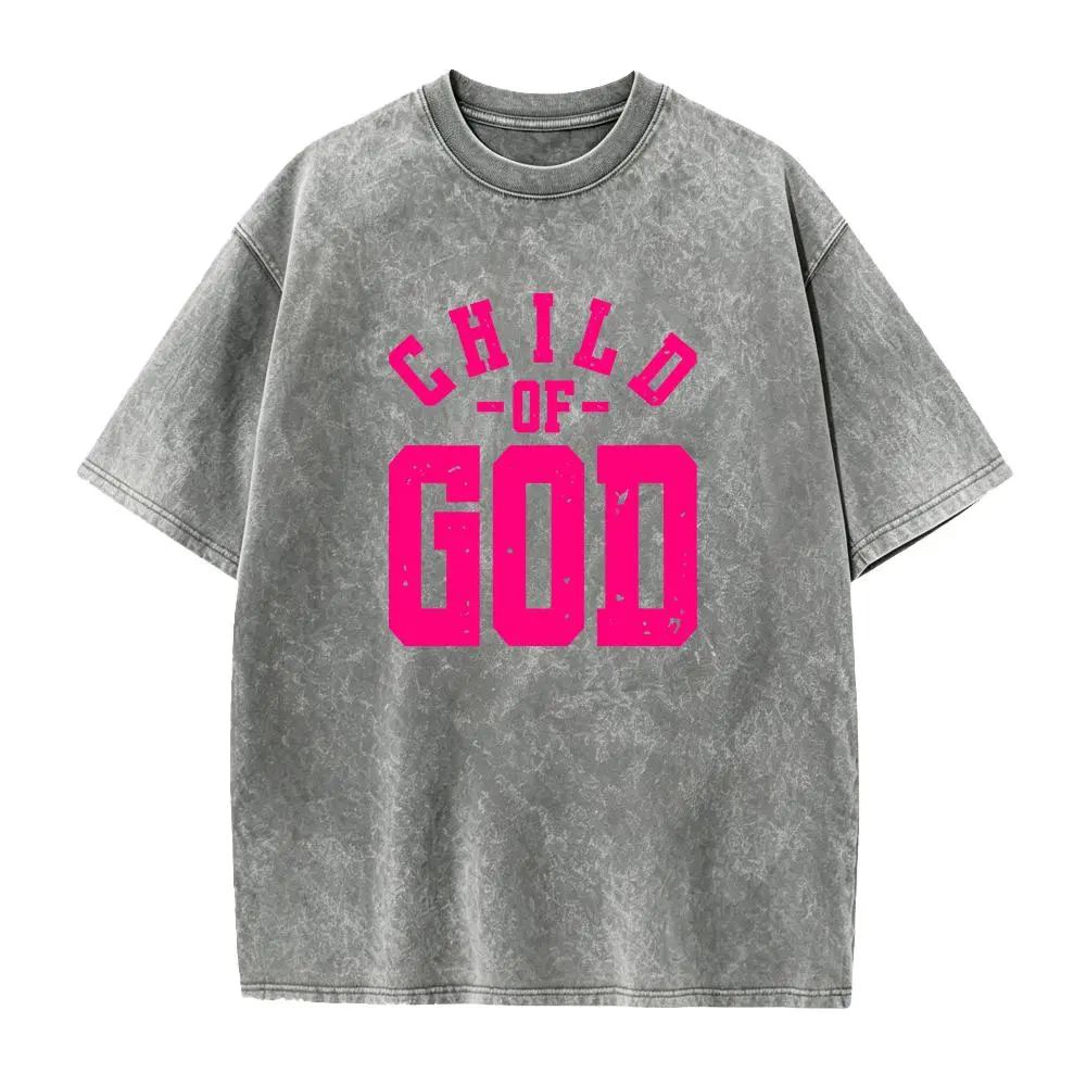 Of God Christian Faith T-Shirt for Men & Women - Bold Hot Pink Religious Tee with Verse Design, 220GSM Pure, Unisex Casual Church Wear, Year-Round Spiritual Apparel Cotton Fabric