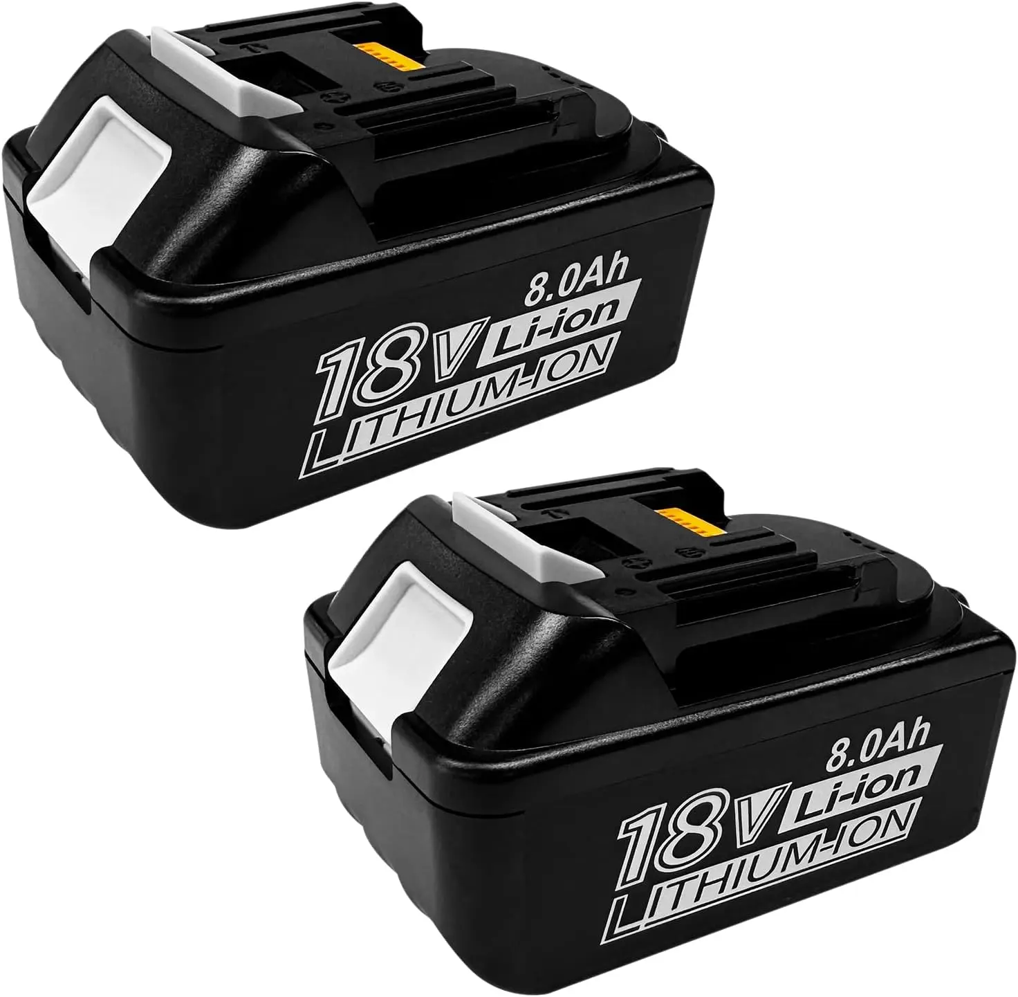 8Ah Replacement Battery for MT 18V Battery Compatible with MT 18V Power Tools and Chargers (2 Pack)