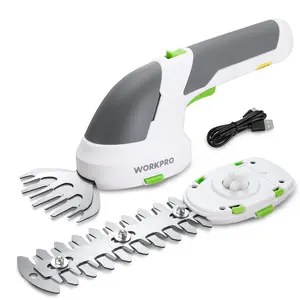 #JumpstartSale WORKPRO Cordless Grass Shear & Shrubbery Trimmer - 2 in 1 Handheld 7.2V Electric Grass Trimmer Hedge Shears/Grass Cutter Rechargeable Lithium-Ion Battery and Type-C Cable Included