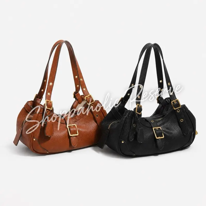 Rider Shoulder Bag in Black