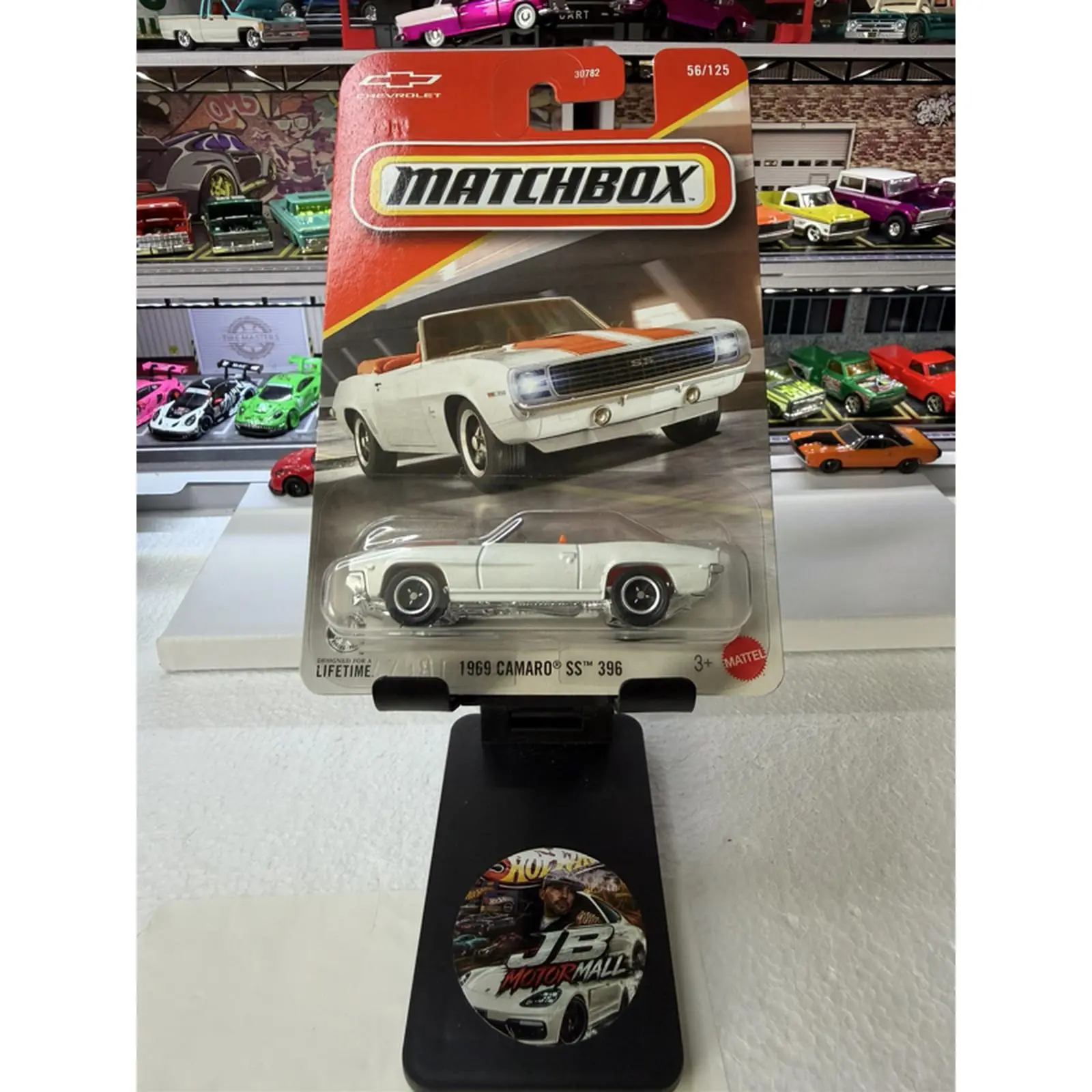 Matchbox 1969 Camaro SS 396 Lifetime Edition Diecast Model Car 56/125 Collectible Toy