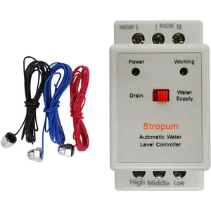 Relay,AC 110V Liquid Sensor Detector Pump Float Switch Controller Relay with 6.5ft Detector RL-1