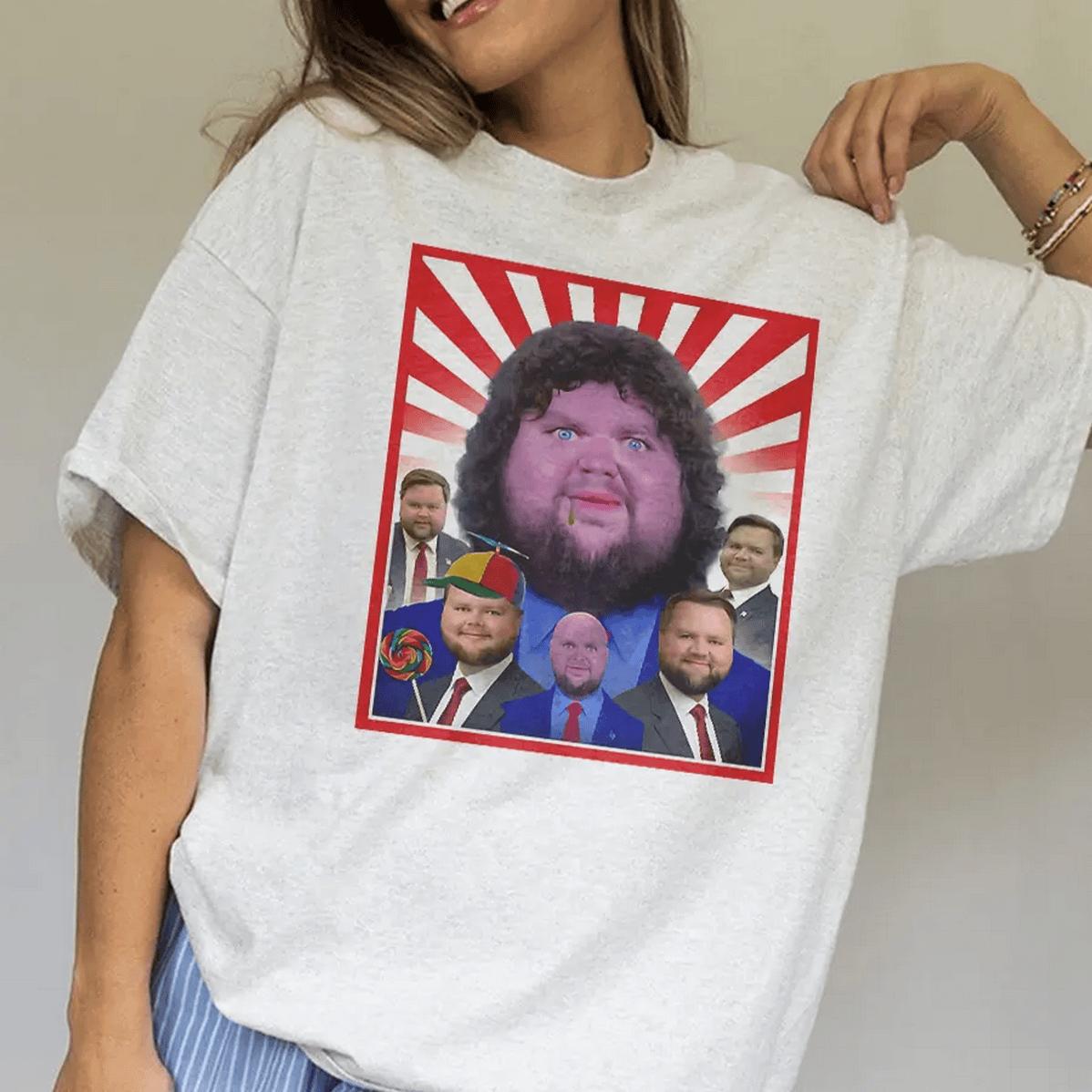 Vanceling Shirt Jd Vance Hoodie Jd Vance Meme Tee Hoodied Everyday Cotton Sweaters