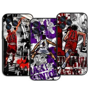 Basketball Spirit Anime Boys Power Trendy and Protective Case for For iphone 17 16 15 14 13 12 11 17Air Plus Pro Promax & Samsung Galaxy S26 S25 S24 S23 S22