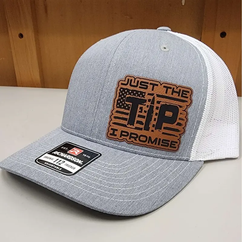 Just The TIP I Promise Leather Patch Hat