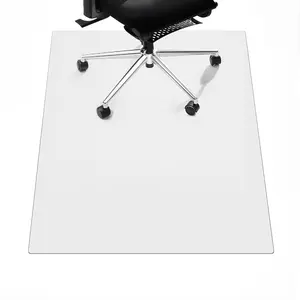 Garvee Office Chair Mat for Carpet Floors, Computer Desk Chair Mat Strong Slip Resistant Under Desk Floor Protector Stay in Place Plastic Computer Mats for Rolling Work and Gaming Chairs